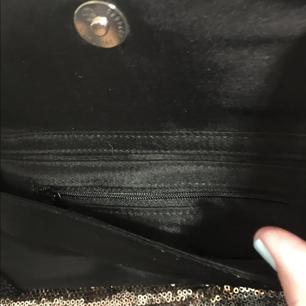 Black beaded mini purse - Image 5