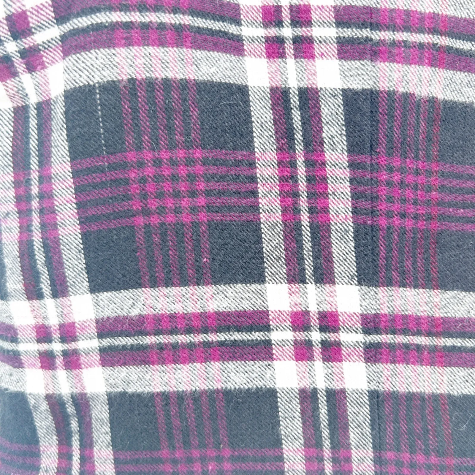 NWT I Am Womens Vintage Genuine Suede Sherpa Lined Plaid Flannel Vest Size M Blue Size M - Image 7