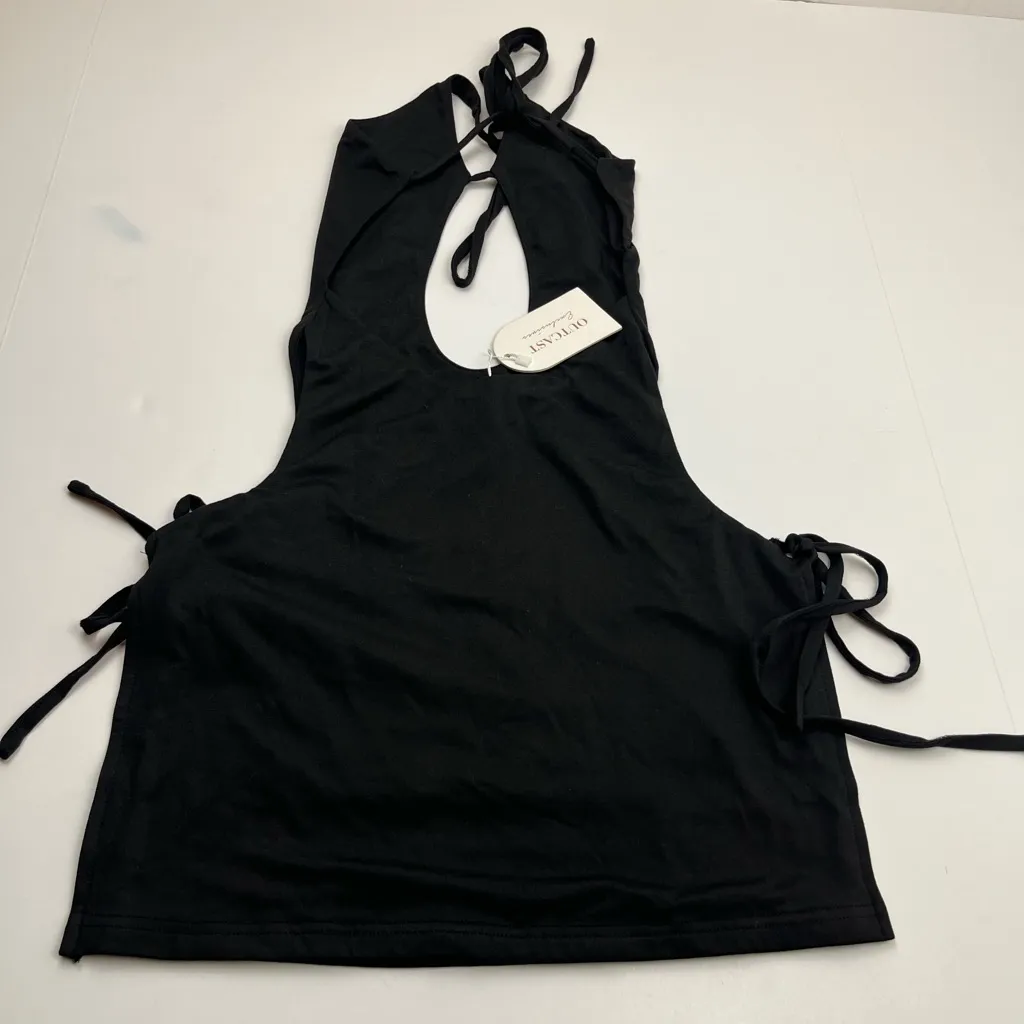 Outcast Exclusives Oasis Mini Dress Womens‎ Size XS Black Halter Cutout NEW - Image 14