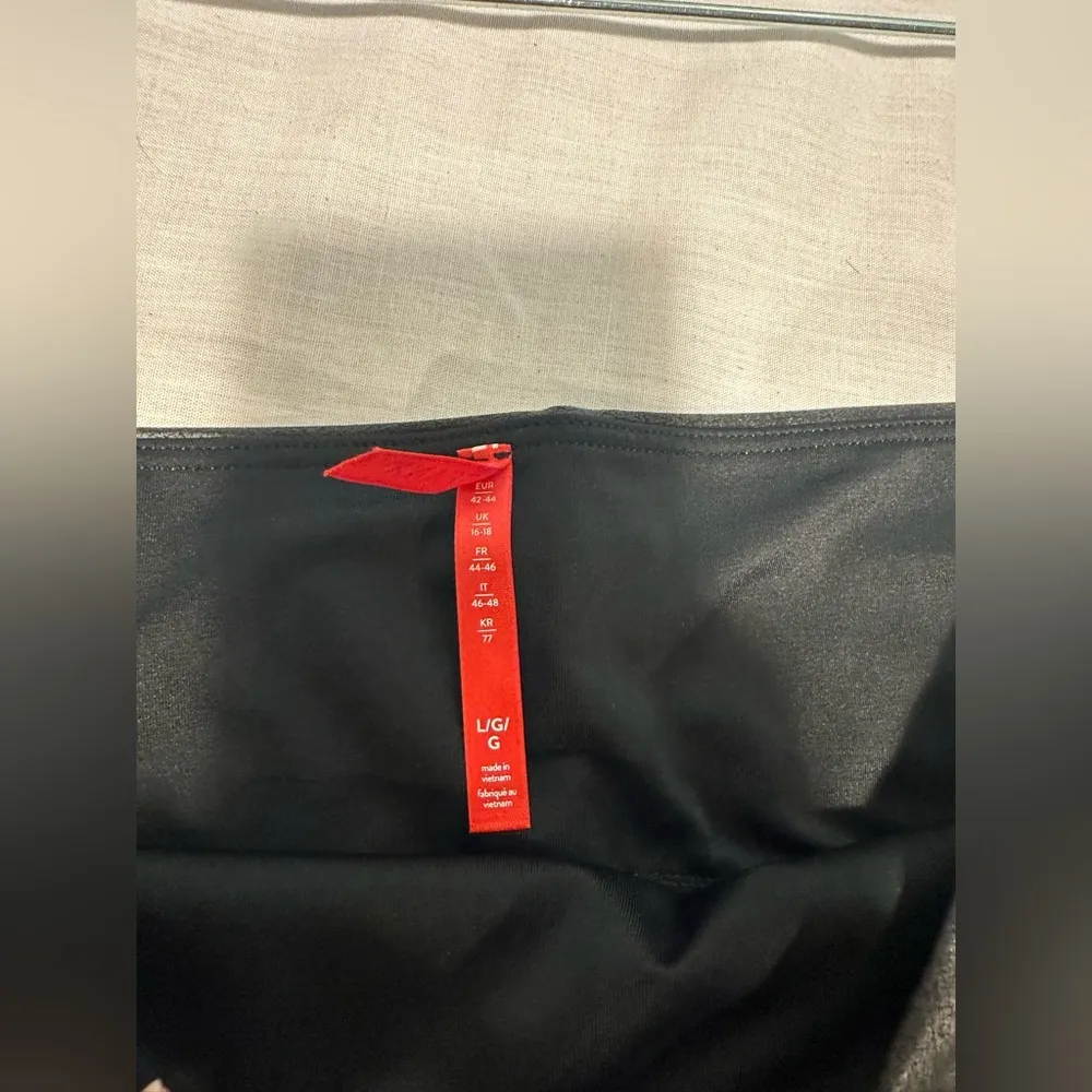 Leggings Women Large Faux Leather High Waisted Shaping Power Waist - Image 3