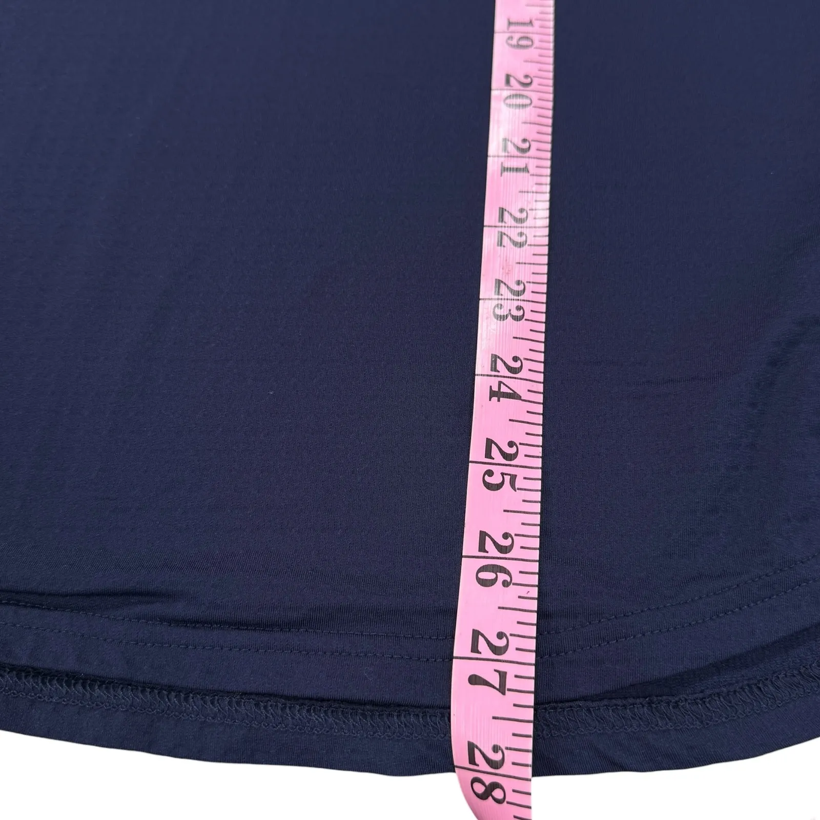 Bette & Court Womens XXL Navy Blue Quarter Zip Long Sleeve Golf Tennis Polo - Image 4