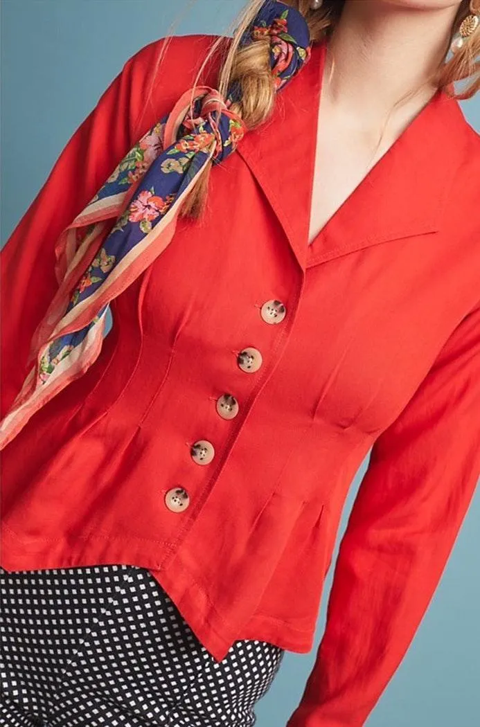 Maeve Delia Tailored Blouse - Image 3