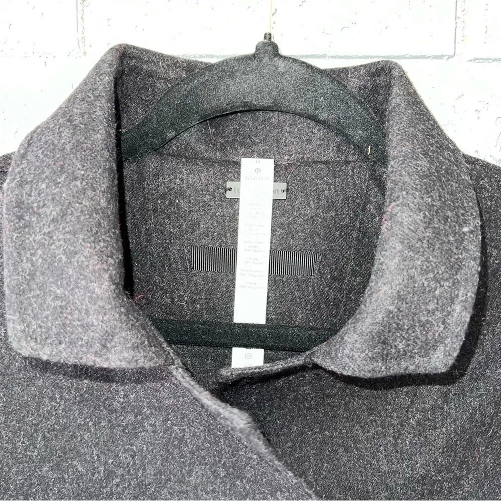 NWT Lululemon Roam Far Wool Coat size 8 - Image 8