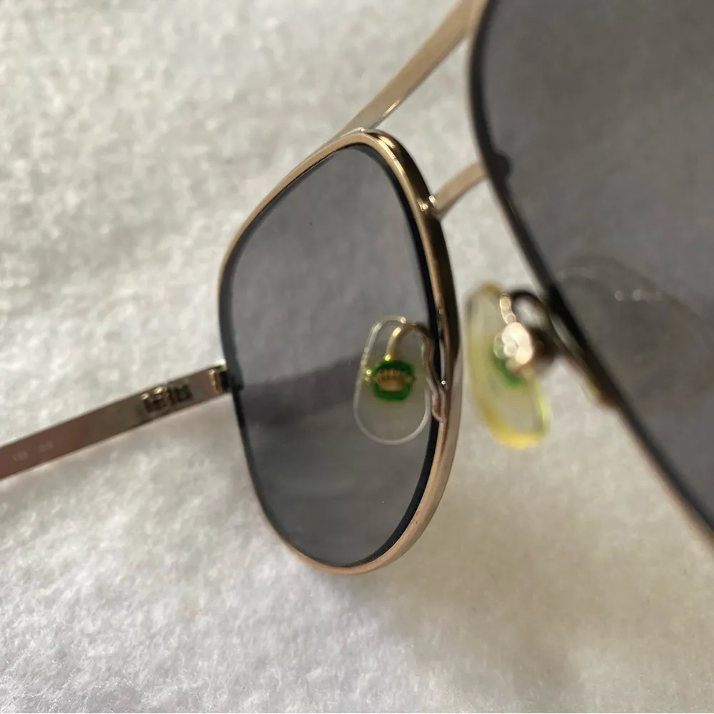 Juicy couture Sunglasses Y2K 2000s Studded Chrome Aviator Sunnies 557/S - Image 4