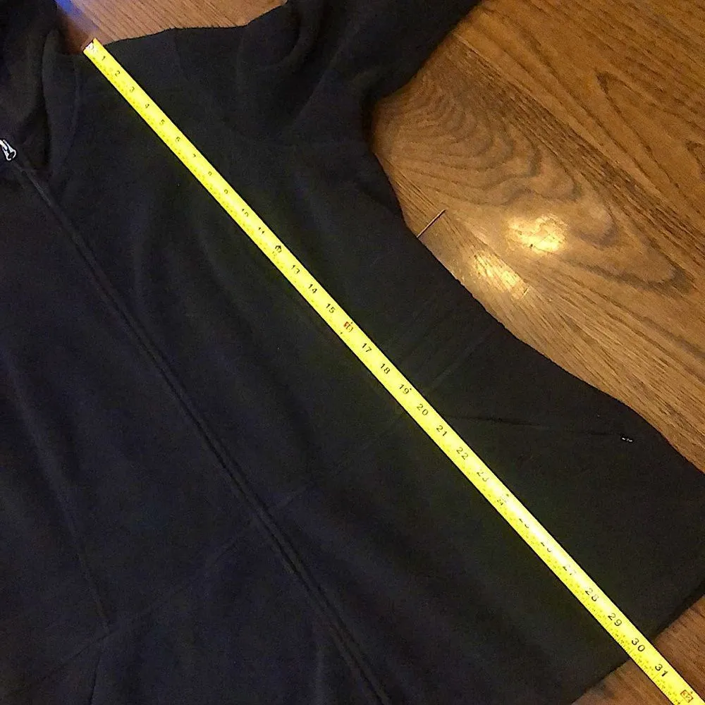 EDDIE BAUER CLASSIC 200 Black Parka Full Zipper Hooded Fleece Sz XXL NWT - Image 3