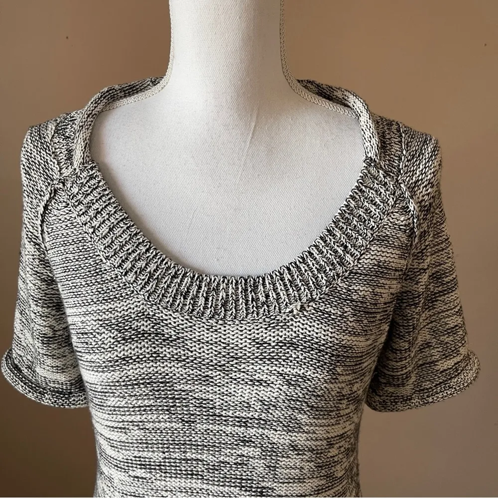CABI | Marled Short Sleeve Knit Sweater Sz S - Image 2