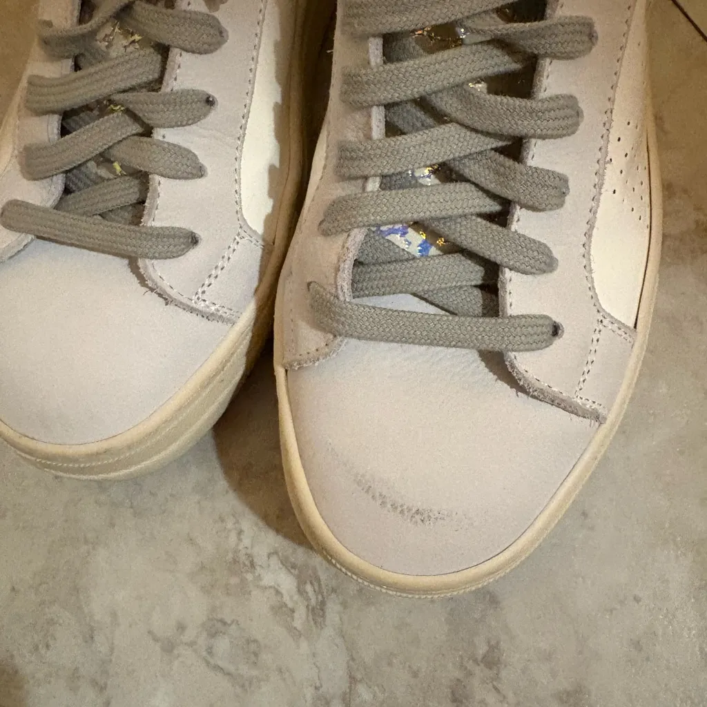 P448 Thea Unicorn White Sneakers - Image 8