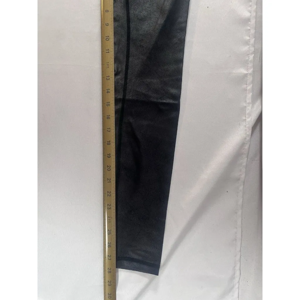 CRZ YOGA Faux Leather Leggings Black Size M 8/10 - Image 5