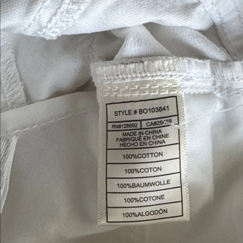 Steve Madden White Women's Cargo Pants size M - Image 8