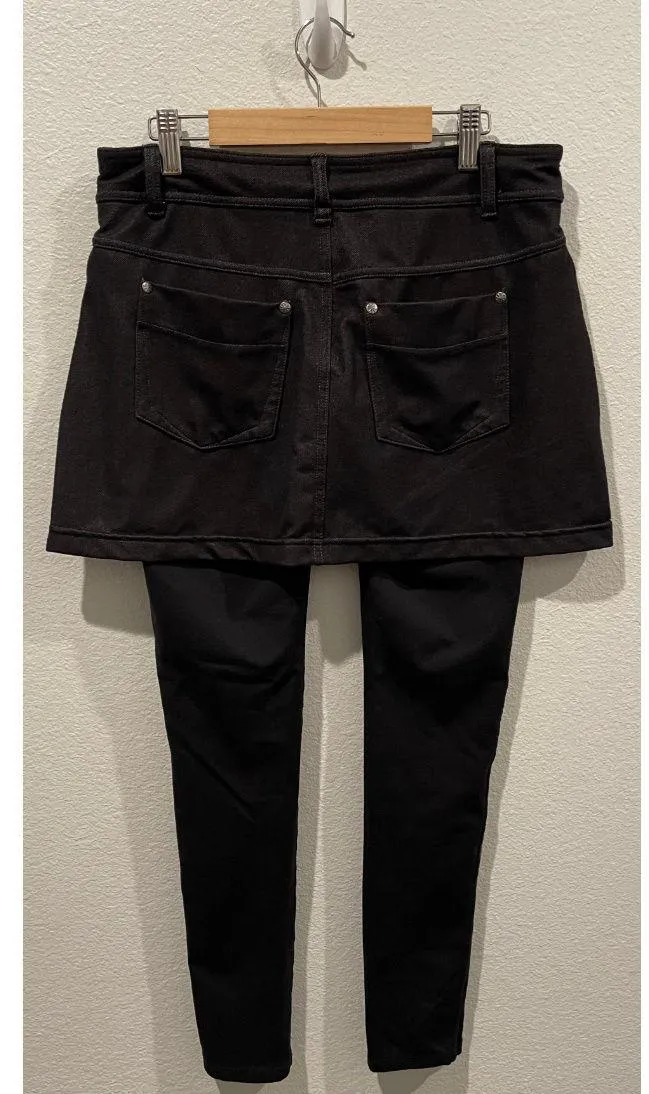 ATHLETA Black Athletic Bettona Skirt Leggings - Image 5