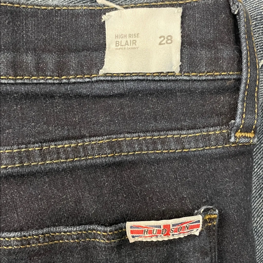 Hudson Blair High Rise Super Skinny Jeans - Image 4