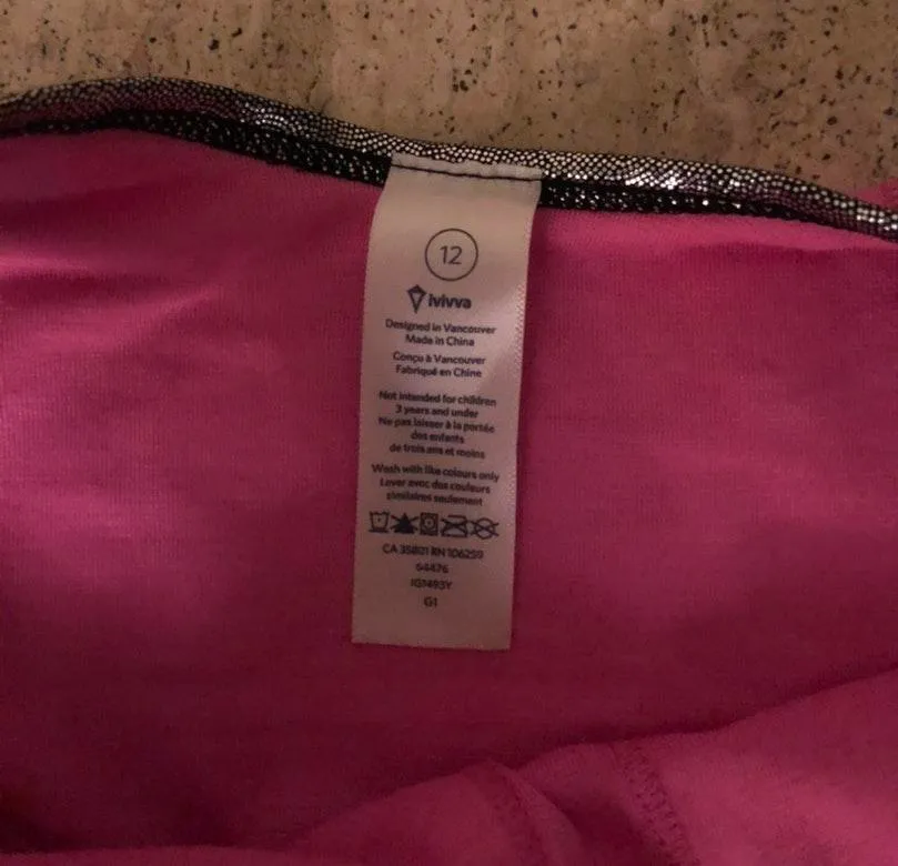 Ivivva NWT  By Lululemon Leotard Size 12 - Image 3