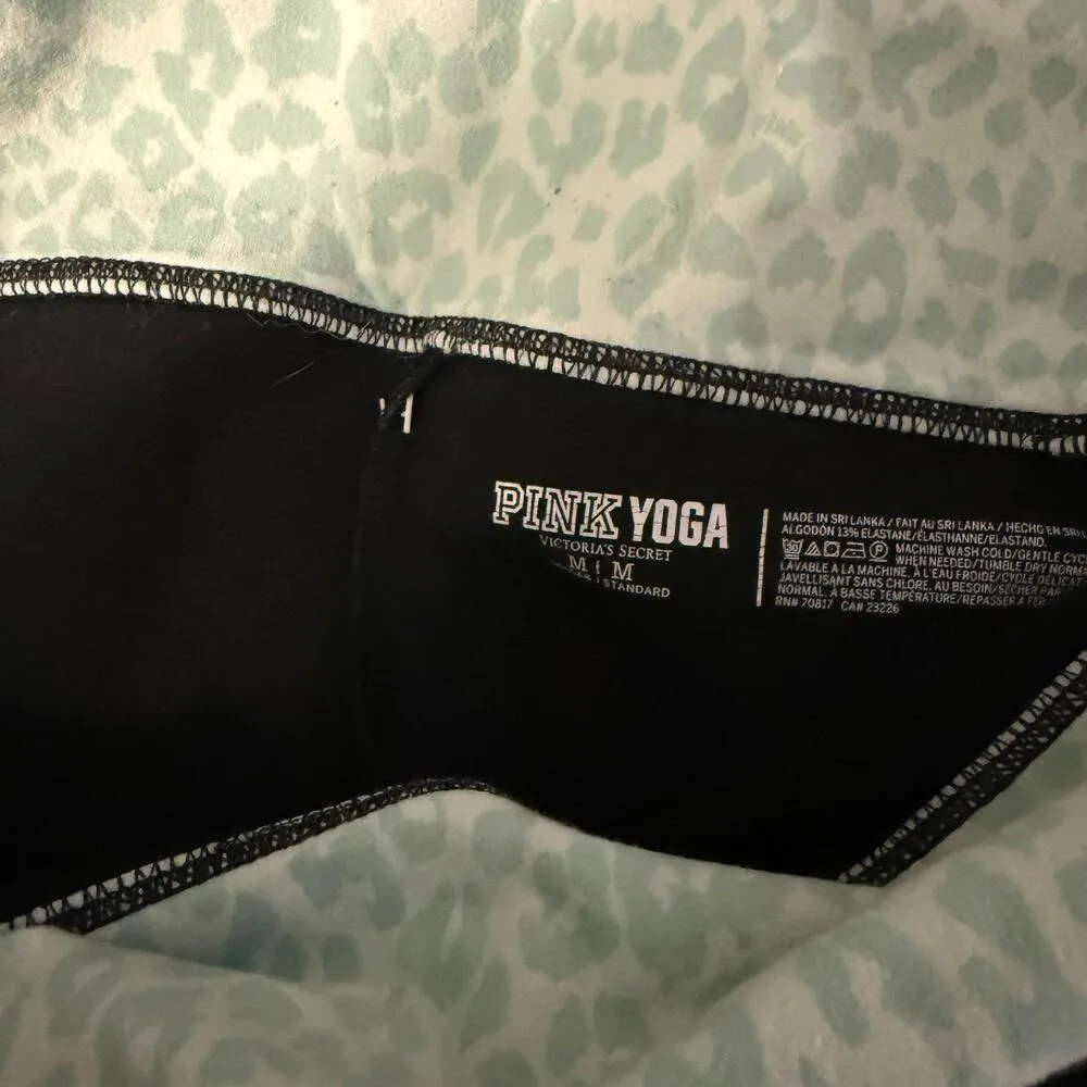 Y2K PINK Victoria's Secret Foldable Waist Flare Yoga Pants - Image 2