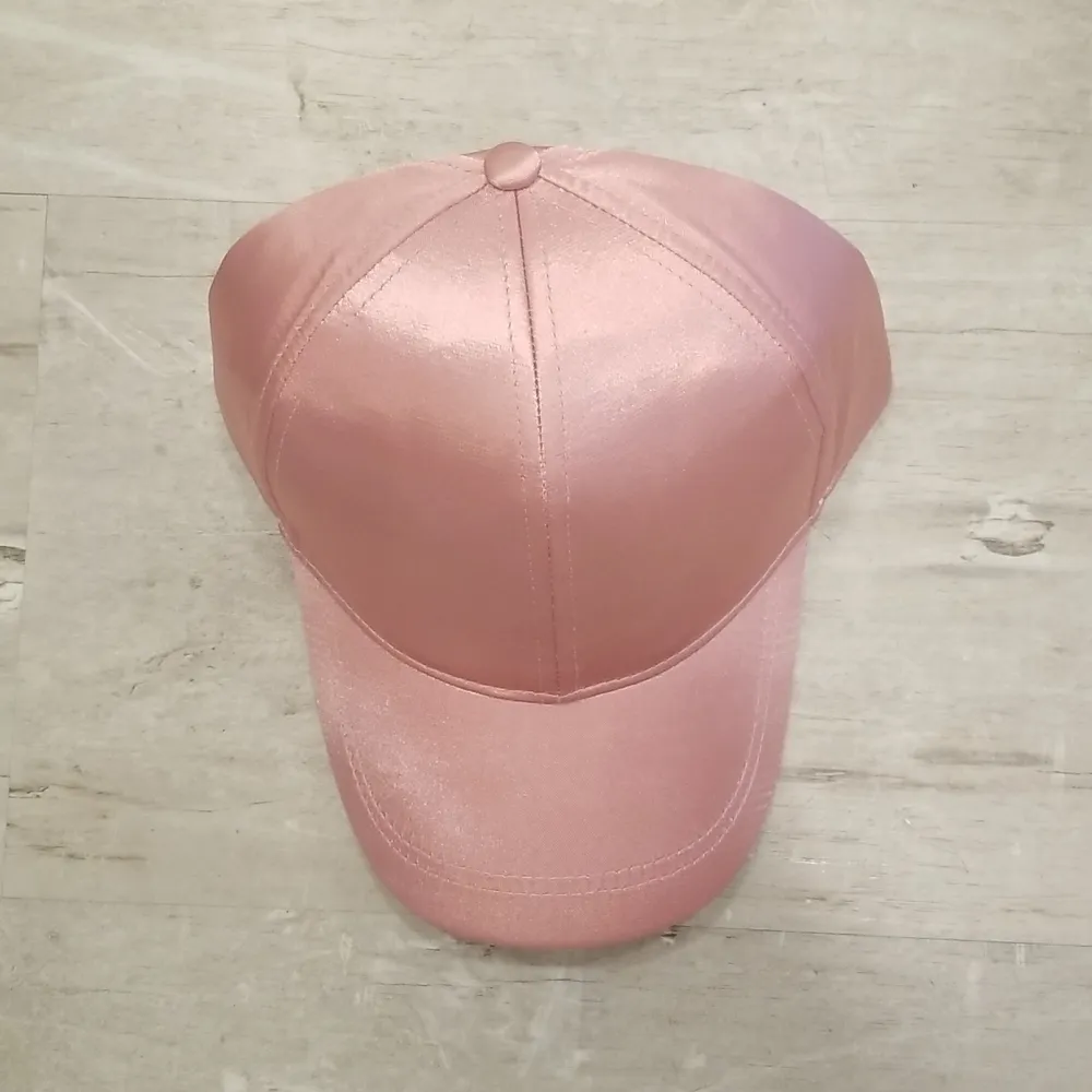 💕MICHAEL STARS💕 Satin Dreams Baseball Cap ~ Pink NWT - Image 7