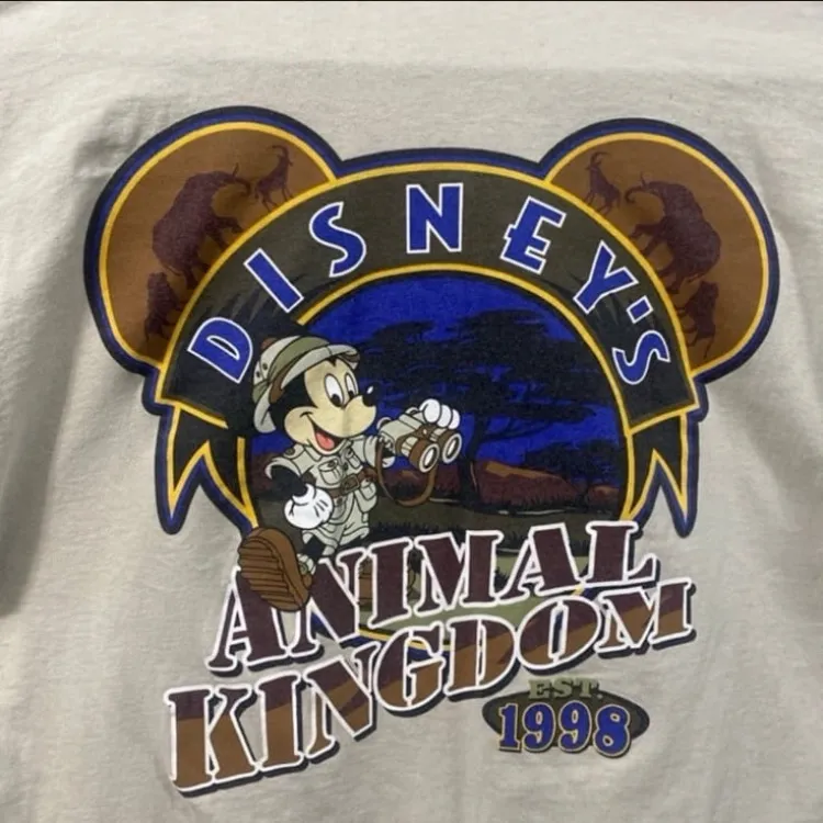 Disney parks animal kingdom Opening day crew Cast member safari Mickey shirt - Image 6
