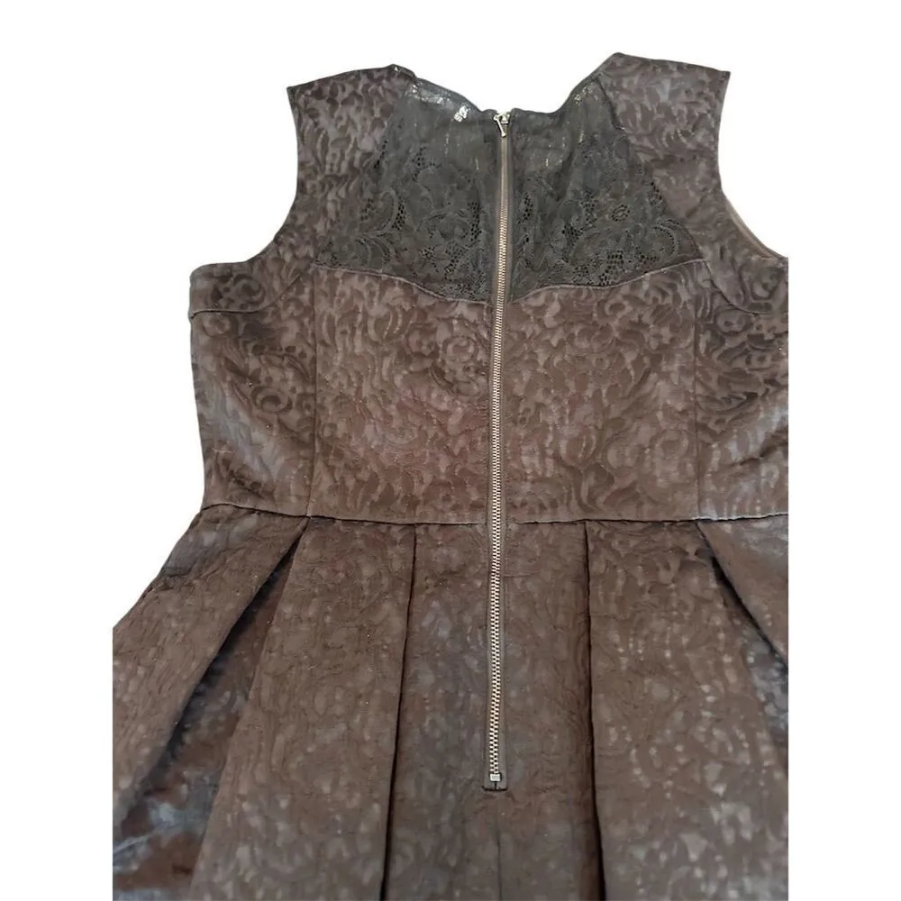 Forever 21 Women's Black Lace Skater Dress Sleeveless Size S - Image 13