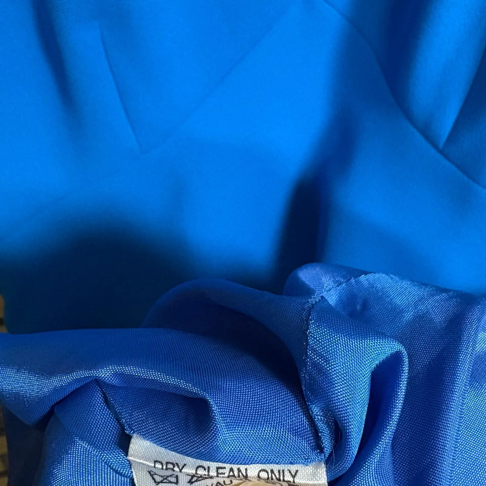 Liz Claiborne Blue Cutout Neckline Short Sleeve‎ Dress Size 4 - Image 7