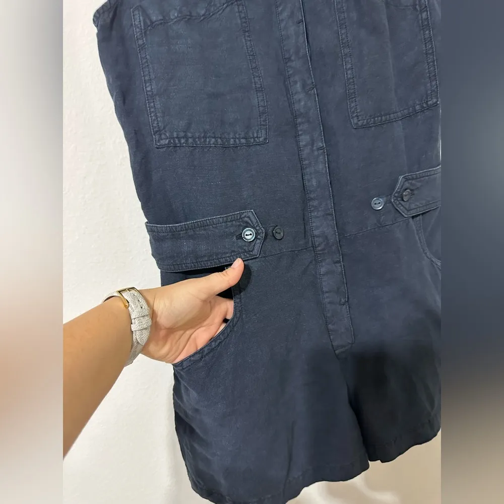 Young Fabulous and Broke Young Broke & Fabulous Hudson Romper Linen Blend NWT - Image 10