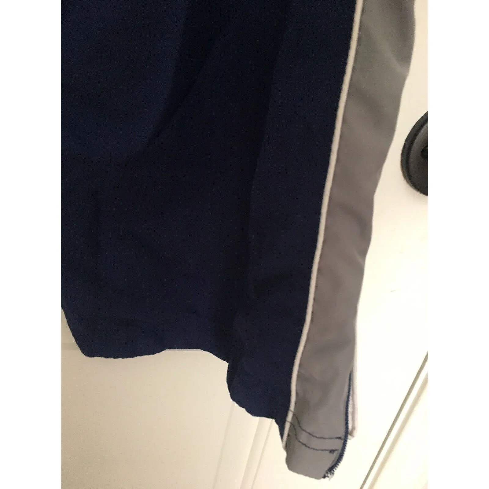 Gloria Vanderbilt Women's Track Pants Blue Gray Active Athletic Size Large - Image 7