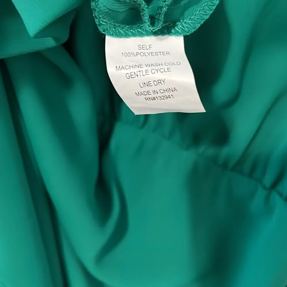 AMANDA UPRICHARD Felicia Long Sleeve Mini Dress, Green Juniper, Size S - Image 8