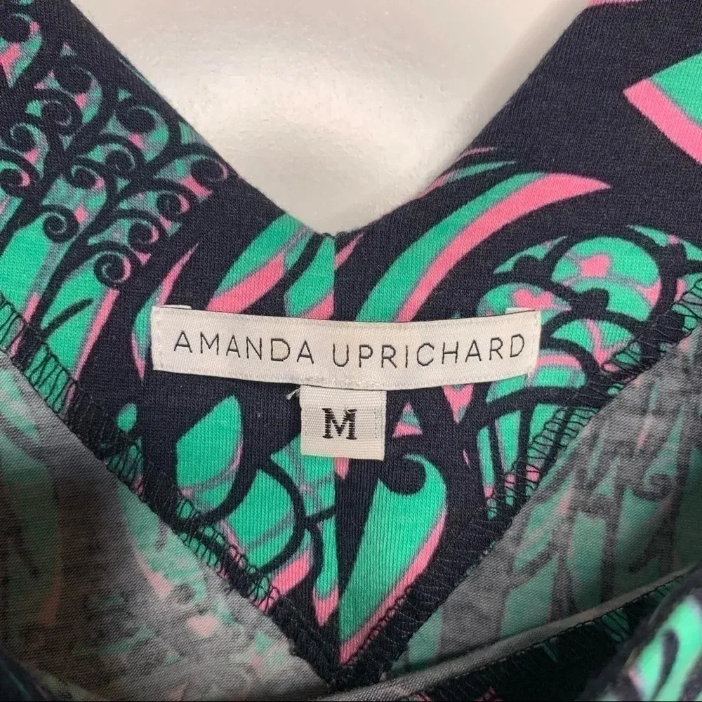 Amanda Uprichard 3/4 Sleeve V-Back Fitted Dress Size Medium - Image 4