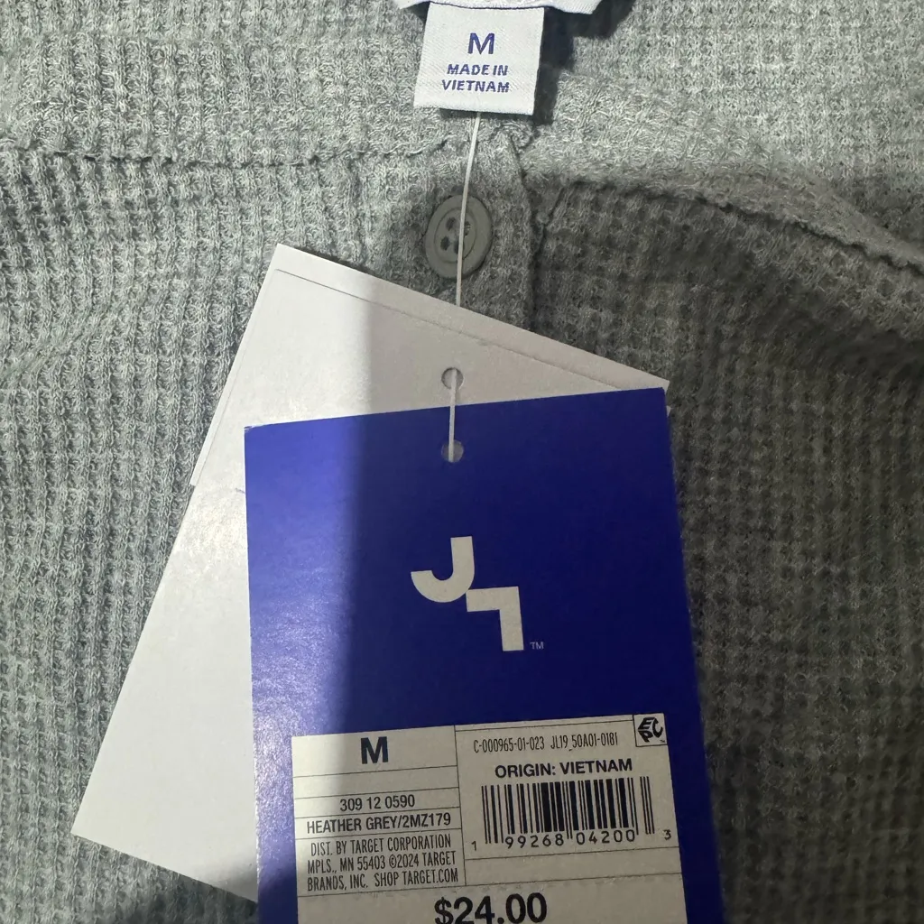 JoyLab Gray Long Sleeve Top - Image 4