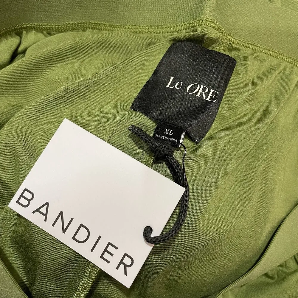 Bandier NWT  Le Ore Como Modal Pant - Olive - XL - Image 9