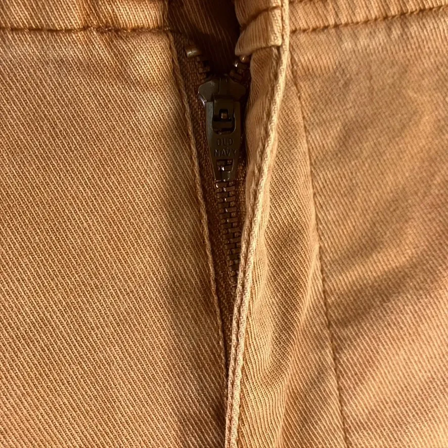 Old Navy Womens Cargo Pants High-Rise‎ Elastic Waist Tan Cropped XXL Plus Size - Image 4