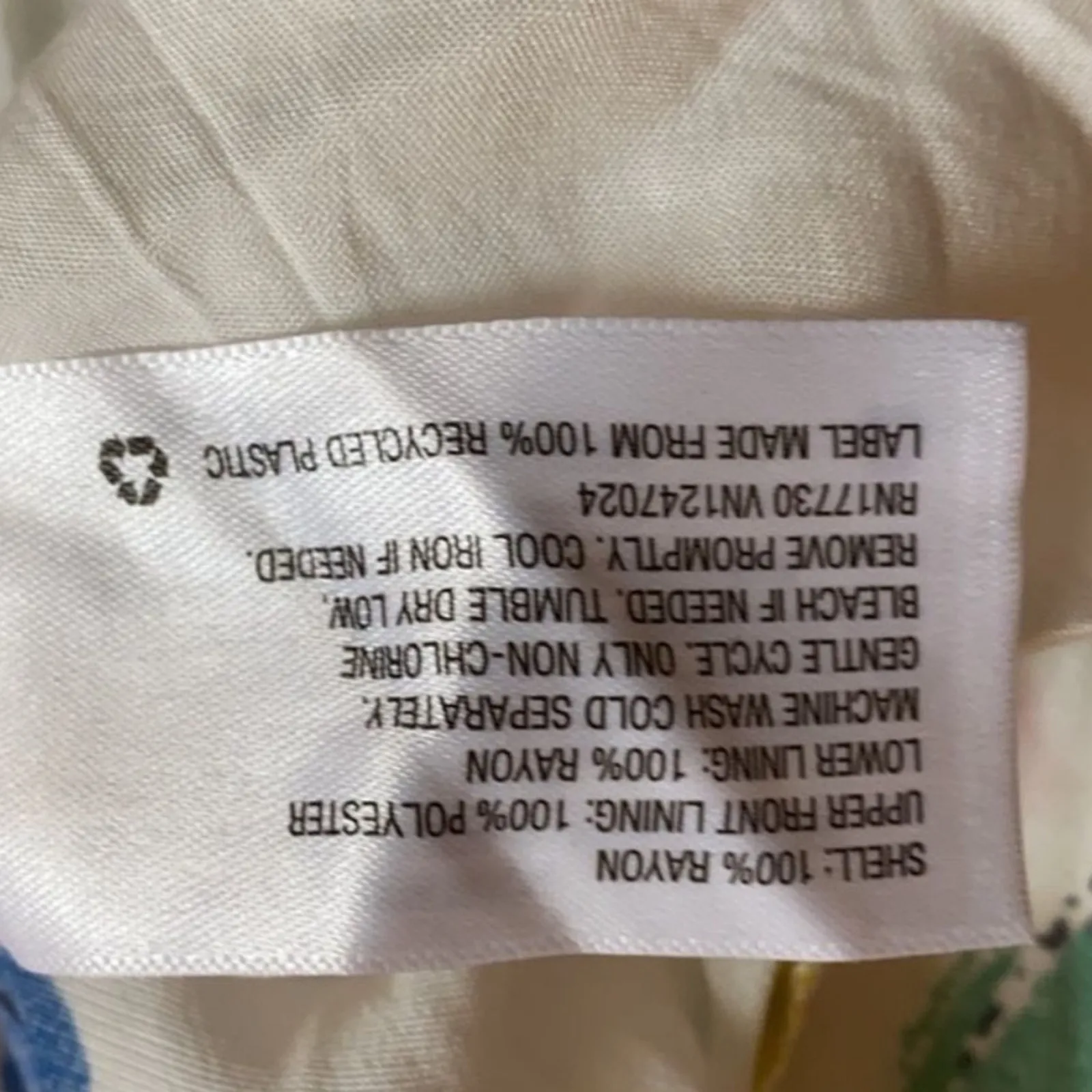 RIXO x Target Floral Mock Neck Cascade Ruffle Dress Floral NEW Size 16/18W PLUS Red - Image 8