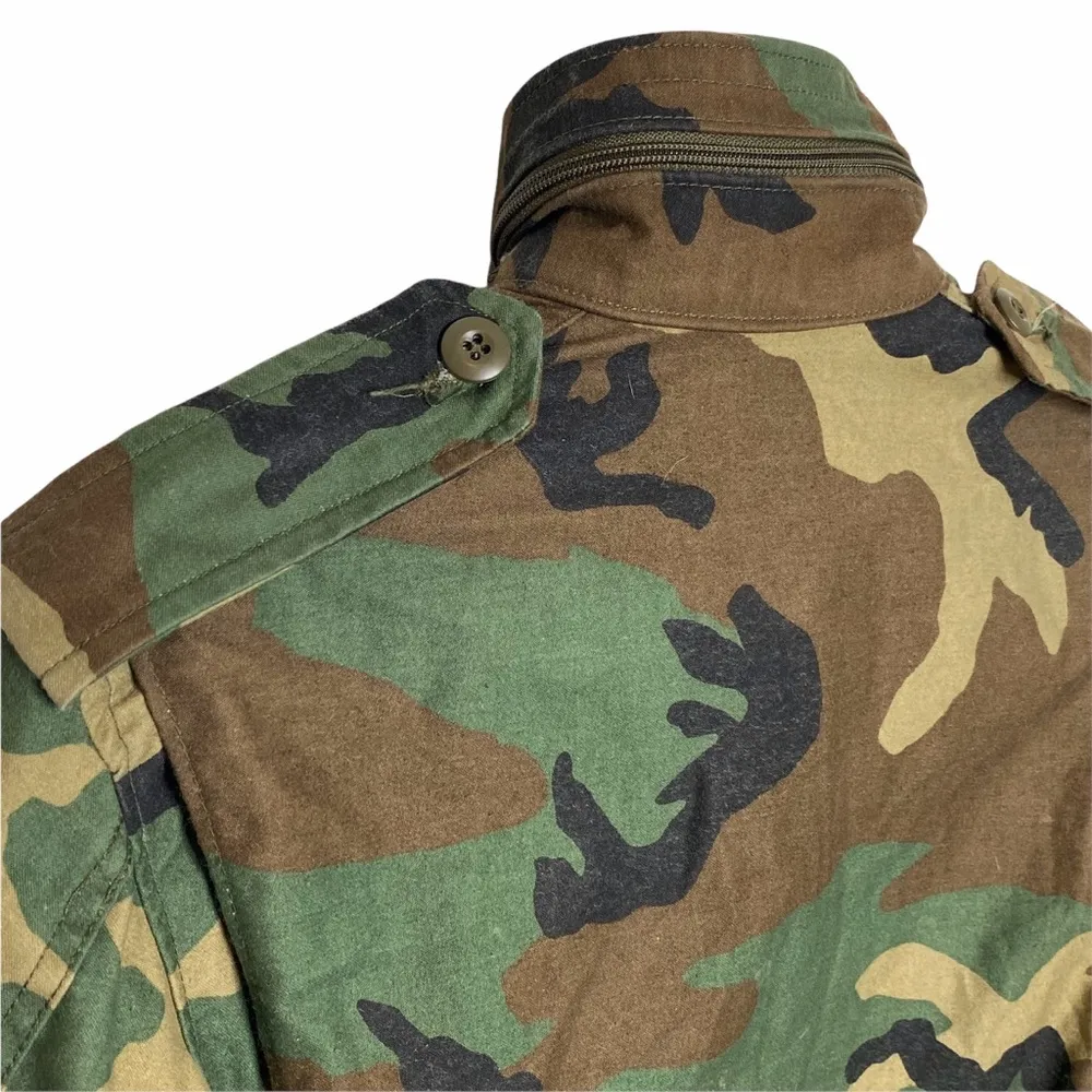 Vintage: Golden Mfg ☮︎︎ Military M65 Field Jacket ☮︎︎ Camoflague Original Issue Size XS - Image 9