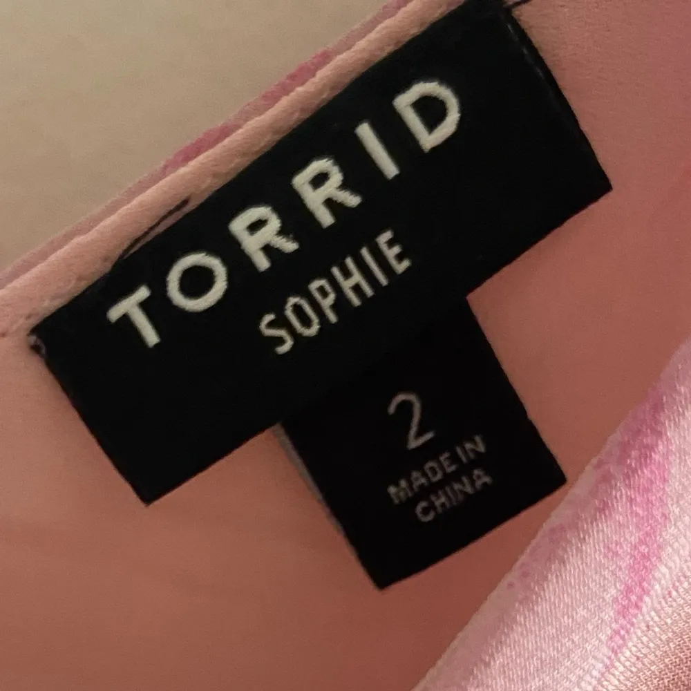 Torrid Sophie cami pink tie dye long line 2X - Image 5