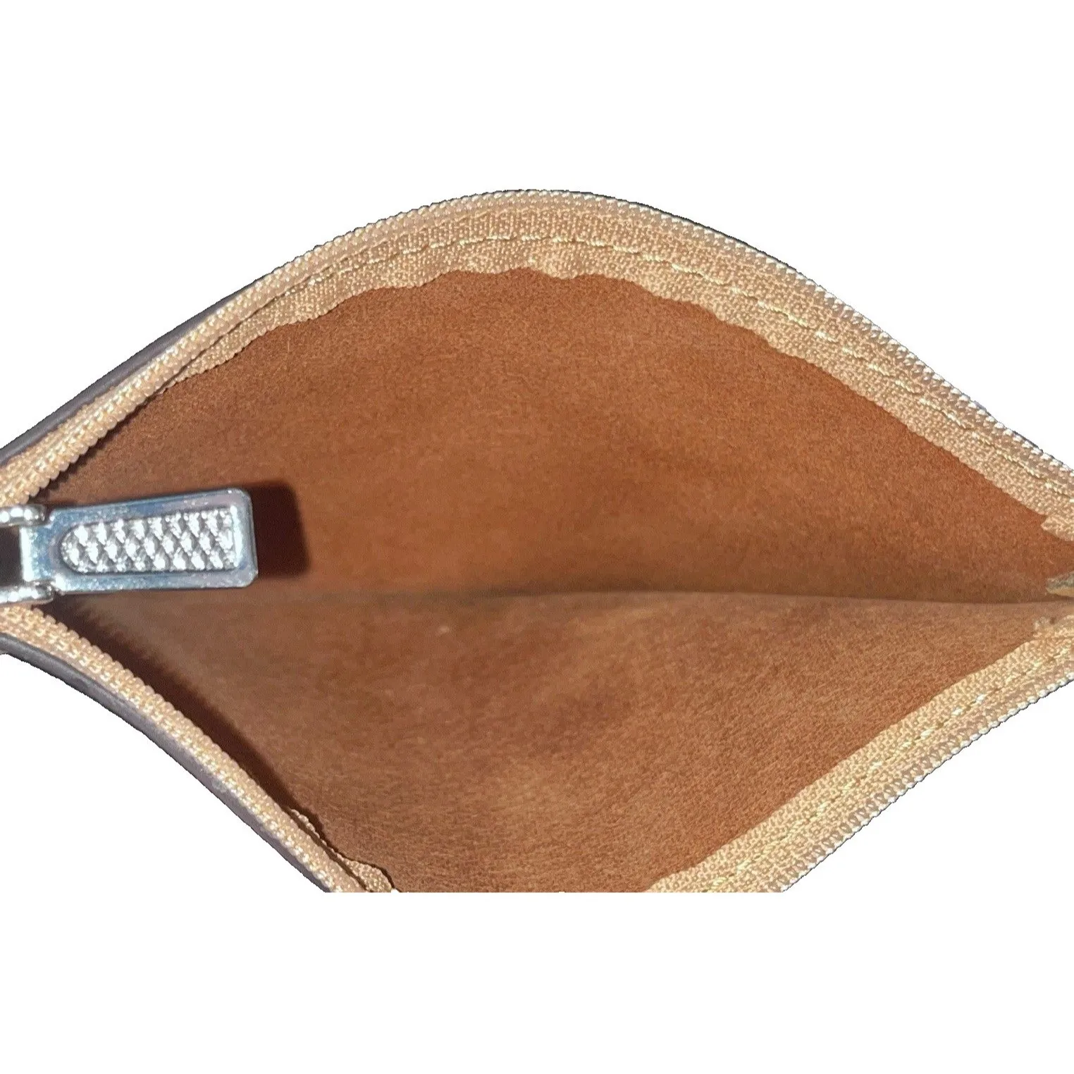 Rebecca Minkoff Perforated Large Tote Shoulder Bag Tan w Detachable Zip Pouch - Image 14