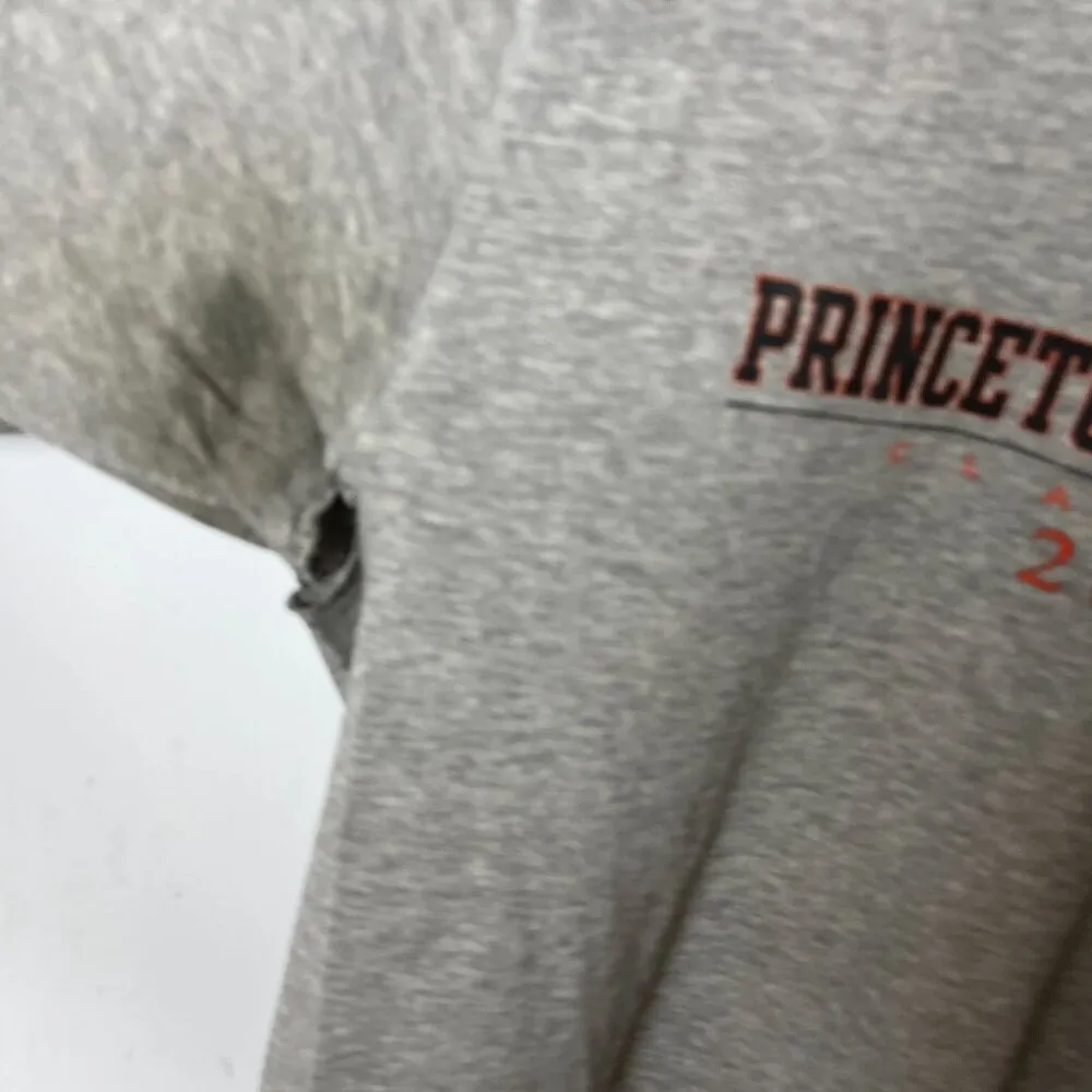 2006 Distressed Princeton University T Shirt Vintage Y2K Extra Small XS Gray - Image 10