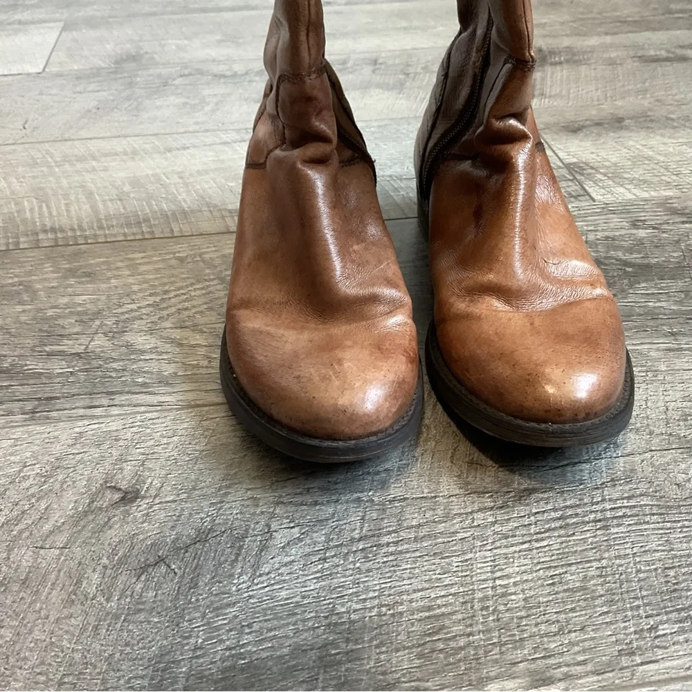 Steve Madden Arries Cognac Leather Riding Boot Size 7.5 - Image 4