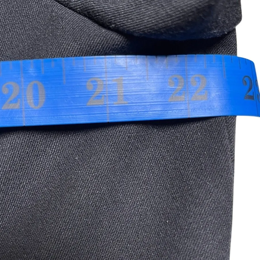 Lane Bryant 18 Blazer Black Stretch‎ Button Front Jacket Career Workwear Pockets - Image 9