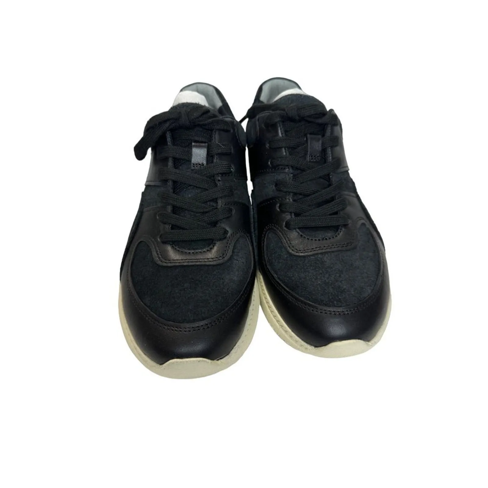 Everlane The Trainer Leather Sneaker Unisex W 7 M 5 Black New Without Box - Image 3
