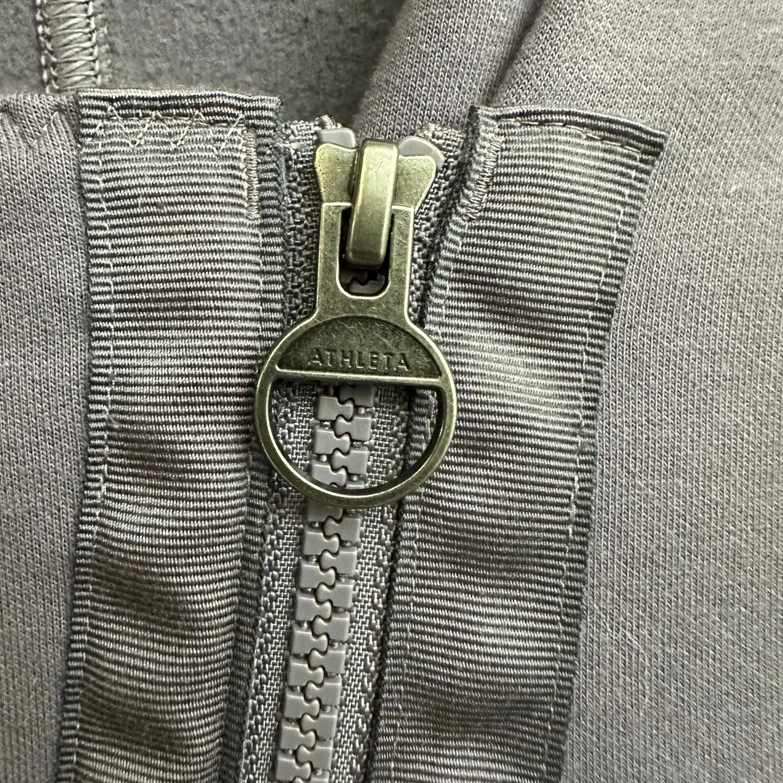 Athleta Moto Jacket Small Purple Asymmetric Full Zip Long Sleeve Textured Soft - Image 7