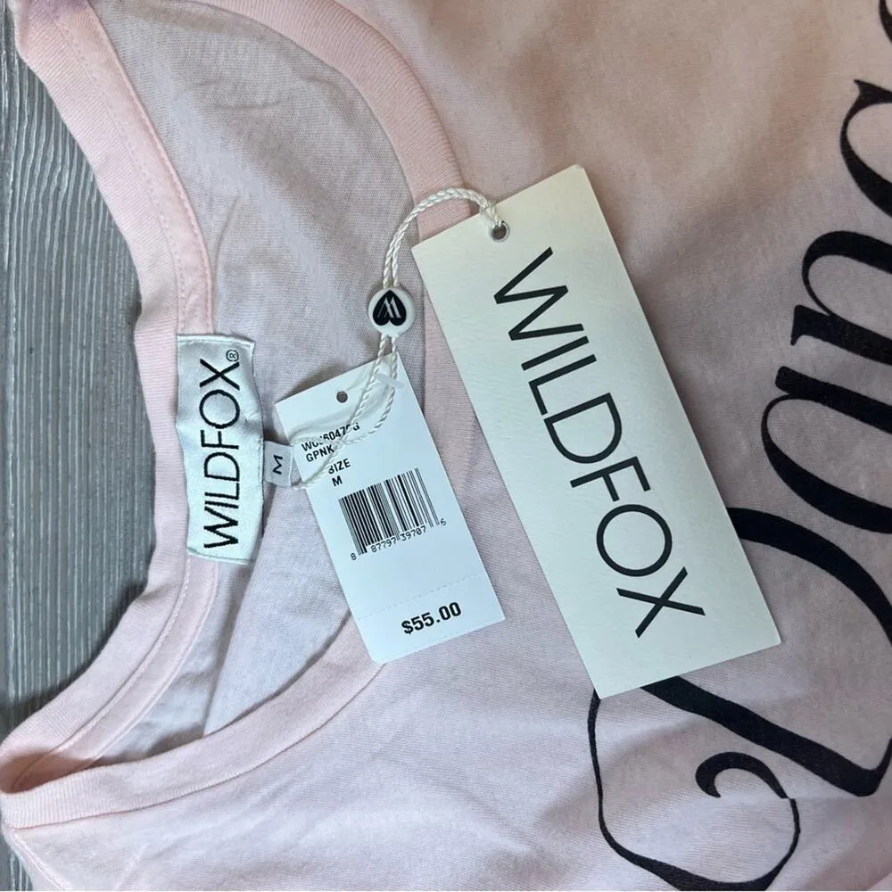 NWT Wildfox dance all night Saks all day T-shirt sz M - Image 5