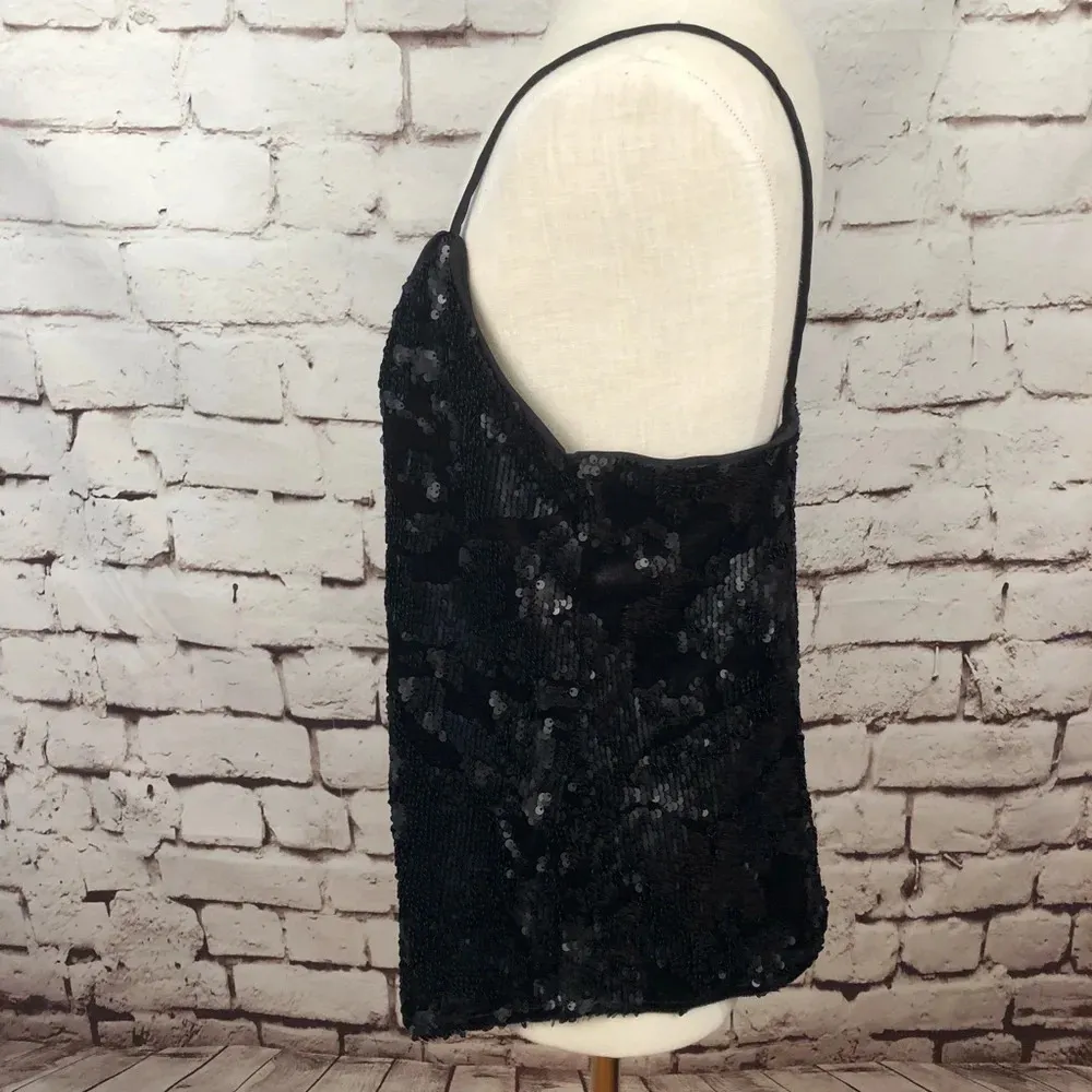 LPA The Label‎ Top 17 Black Sequin Tank Top - Image 5