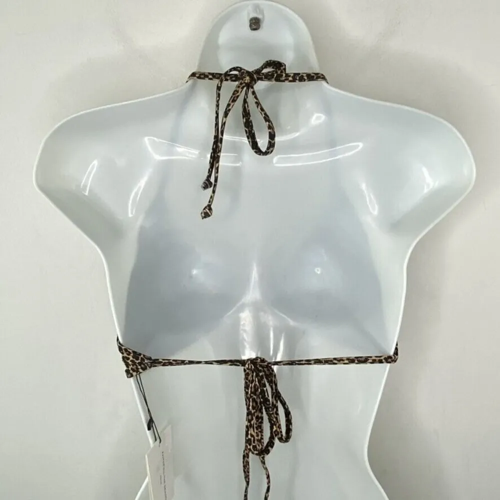 Faithfull the Brand Women's Mian Printed Bikini Swim Top Size US4/AU8 - Image 4