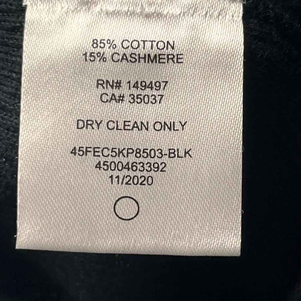 Favorite Daughter Cotton Cashmere Blend‎ Ribbed Pants Women Size XS Black Flare - Image 3