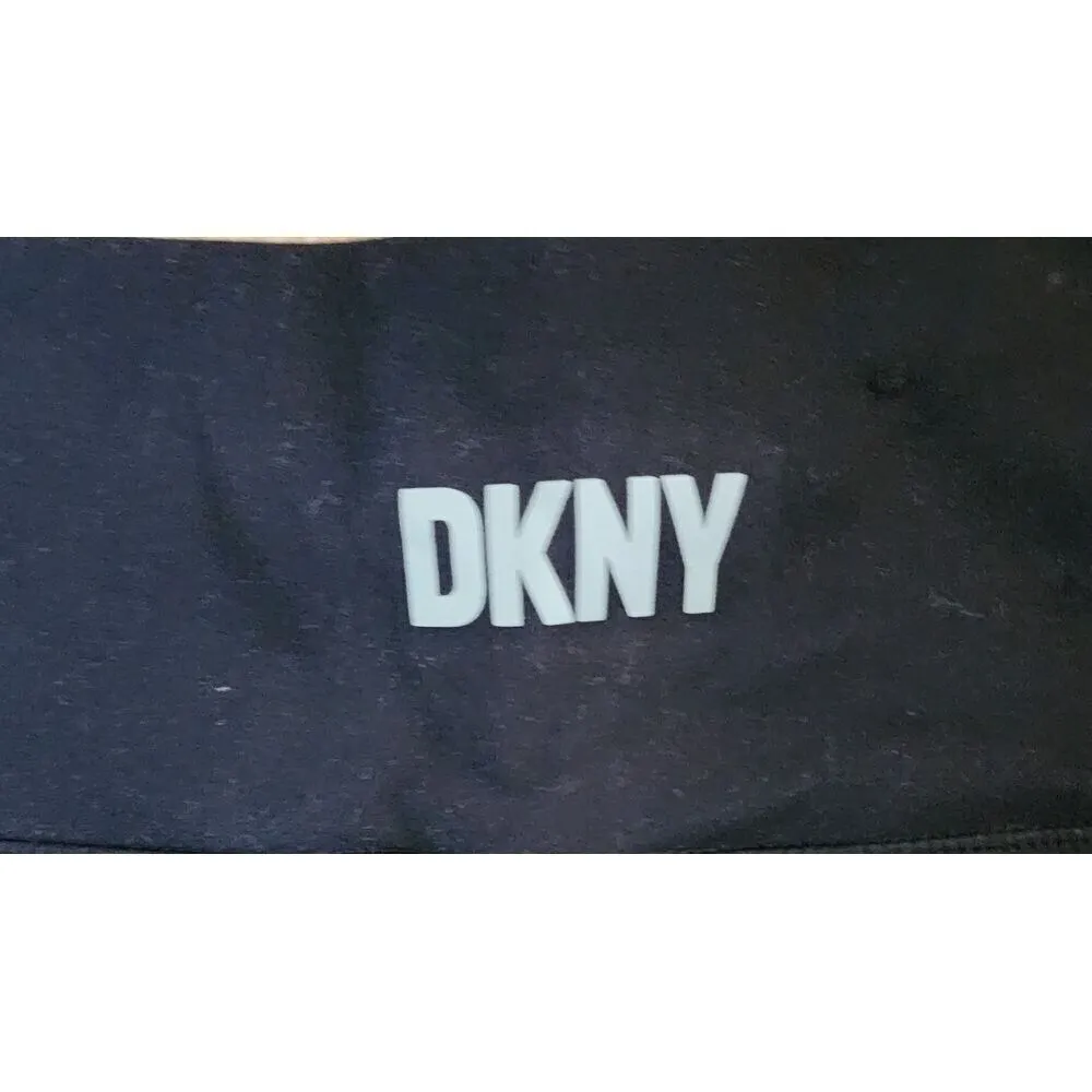 DKNY Bike Shorts High Waist Activewear Athletic Black Shorts‎ Pockets - Image 6