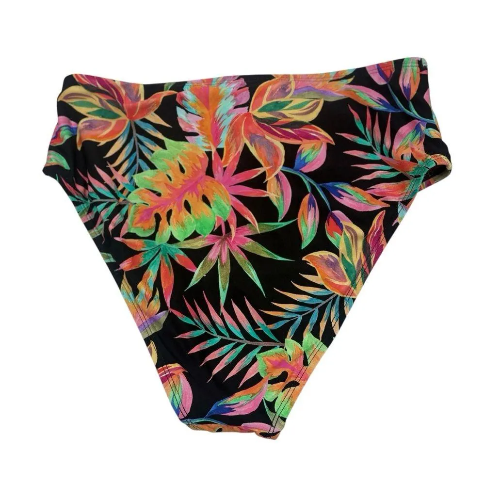 La Blanca $75 Best Escape Printed Twist-Front Bikini swim Bottoms 14 L - Image 4