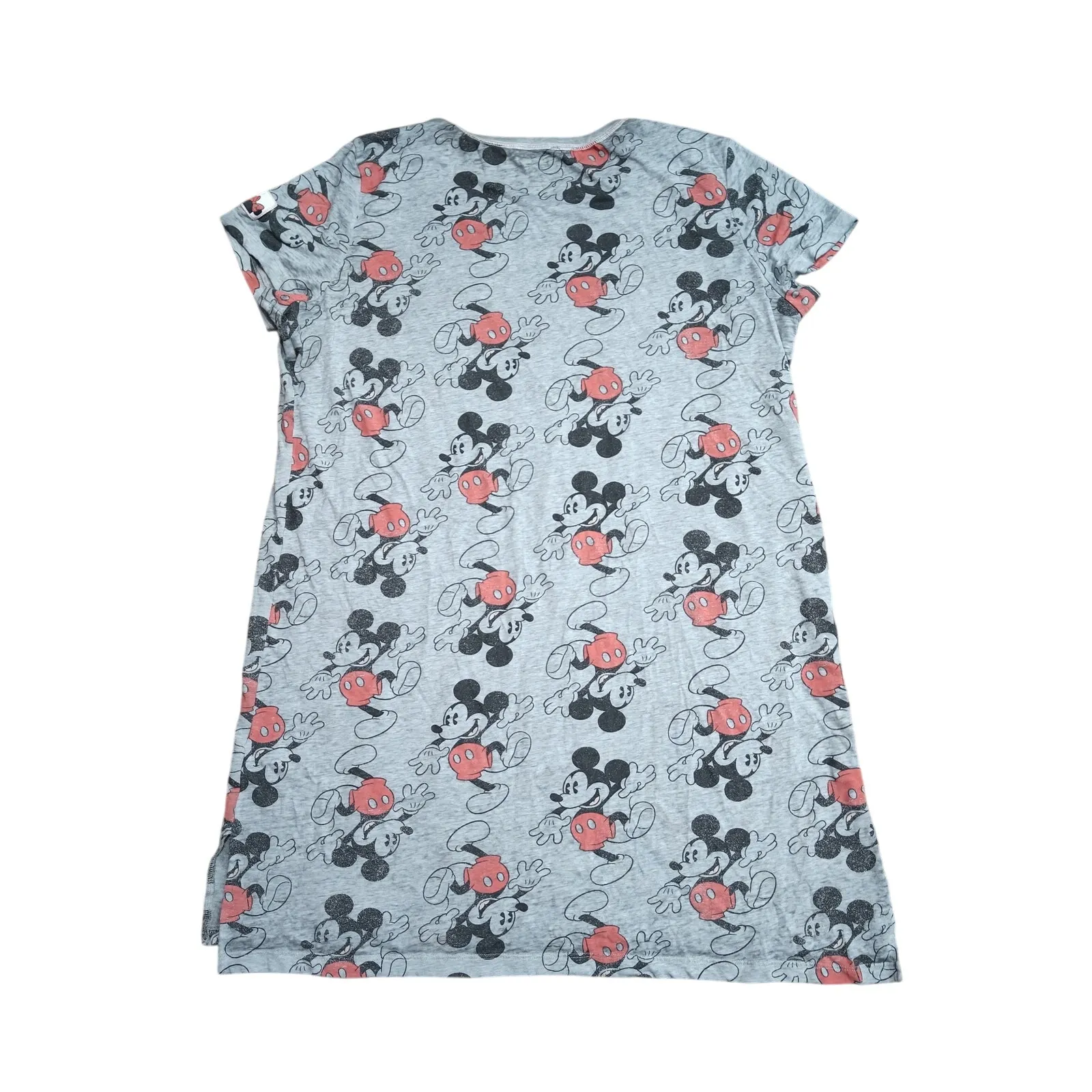Disney Mickey Mouse  All Over Print Short Sleeve Sleep Shirt Womens L-XL - Image 4