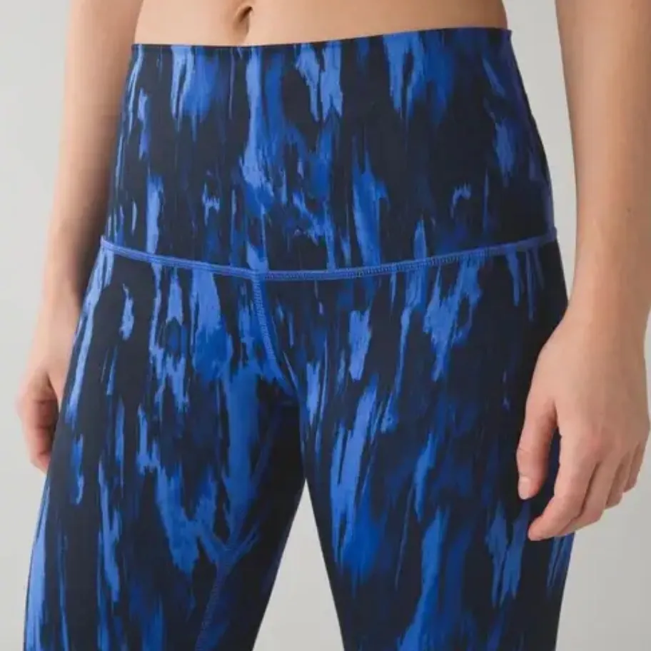 Lululemon Wunder Under Pant Hi-Rise *Full-On Luon Painted Animal Sprinkler Black - Image 3