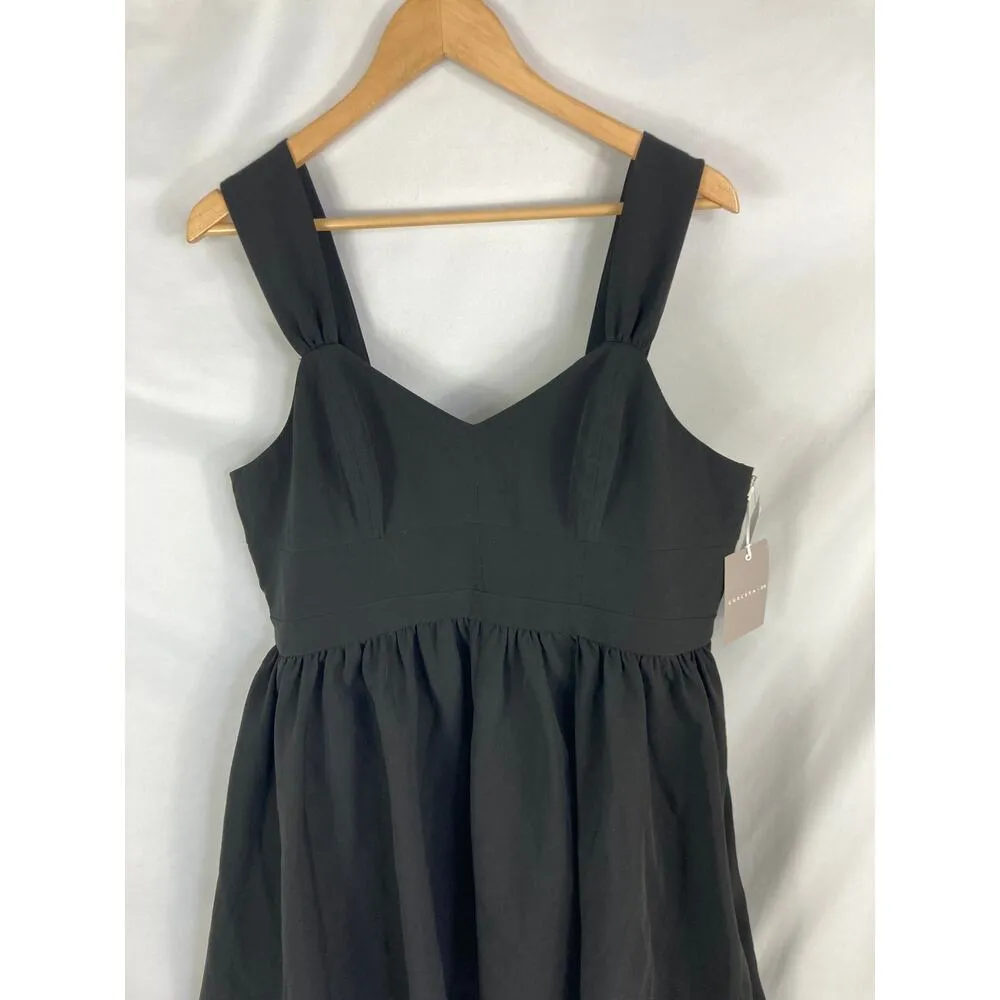 NWT Chelsea28 Flirt Peplum Minidress Black Size XL - Image 5