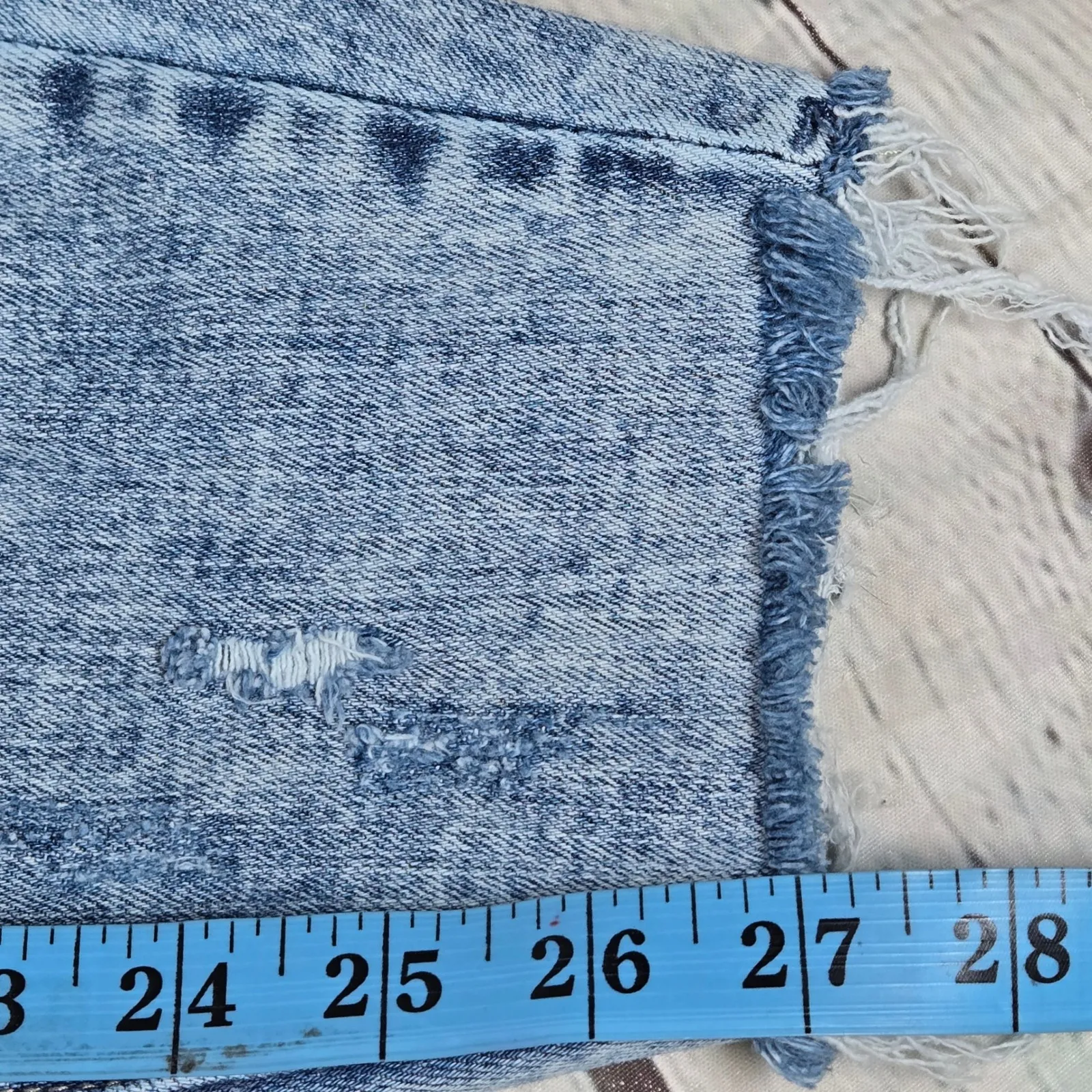 Judy Blue Skinny Fit Jeans Women 14W‎ Distressed Wash Blue Denim - Image 11