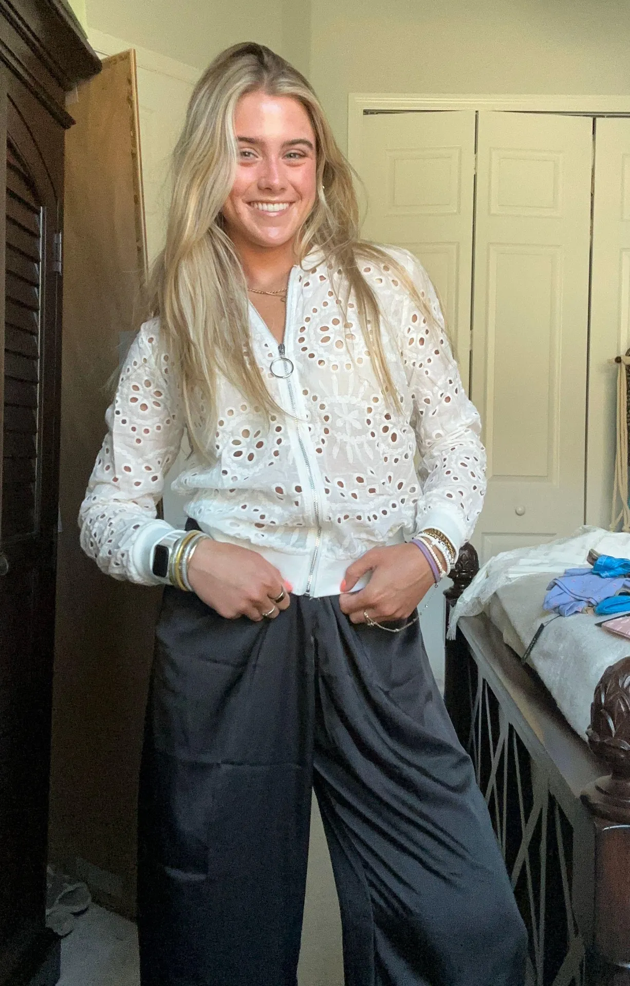 Eyelet Summer Jacket - Image 2