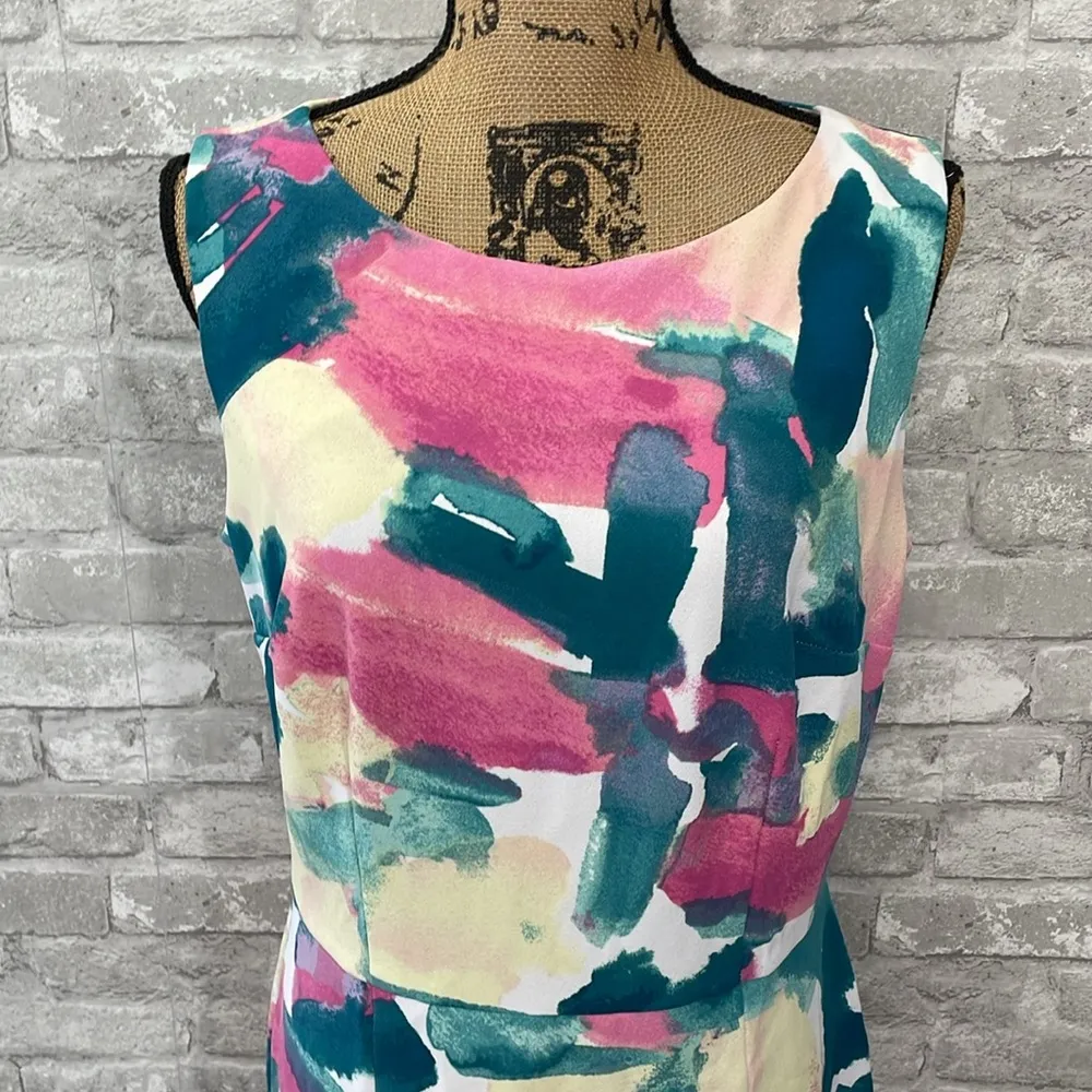 Apt 9 Watercolor Print Dress - Image 2