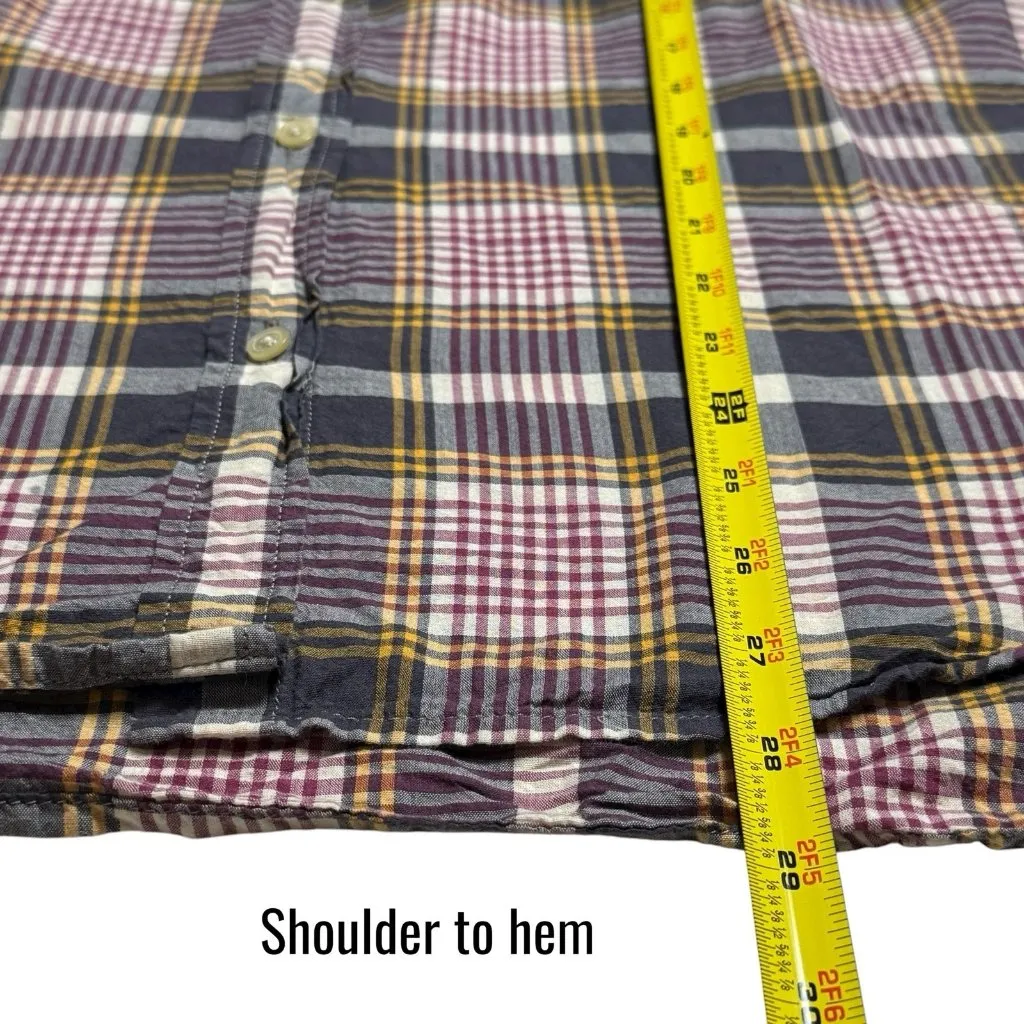 Denim & Supply Ralph Lauren Plaid Boyfriend Button‎ Up Cabin Holiday Cozy L - Image 11